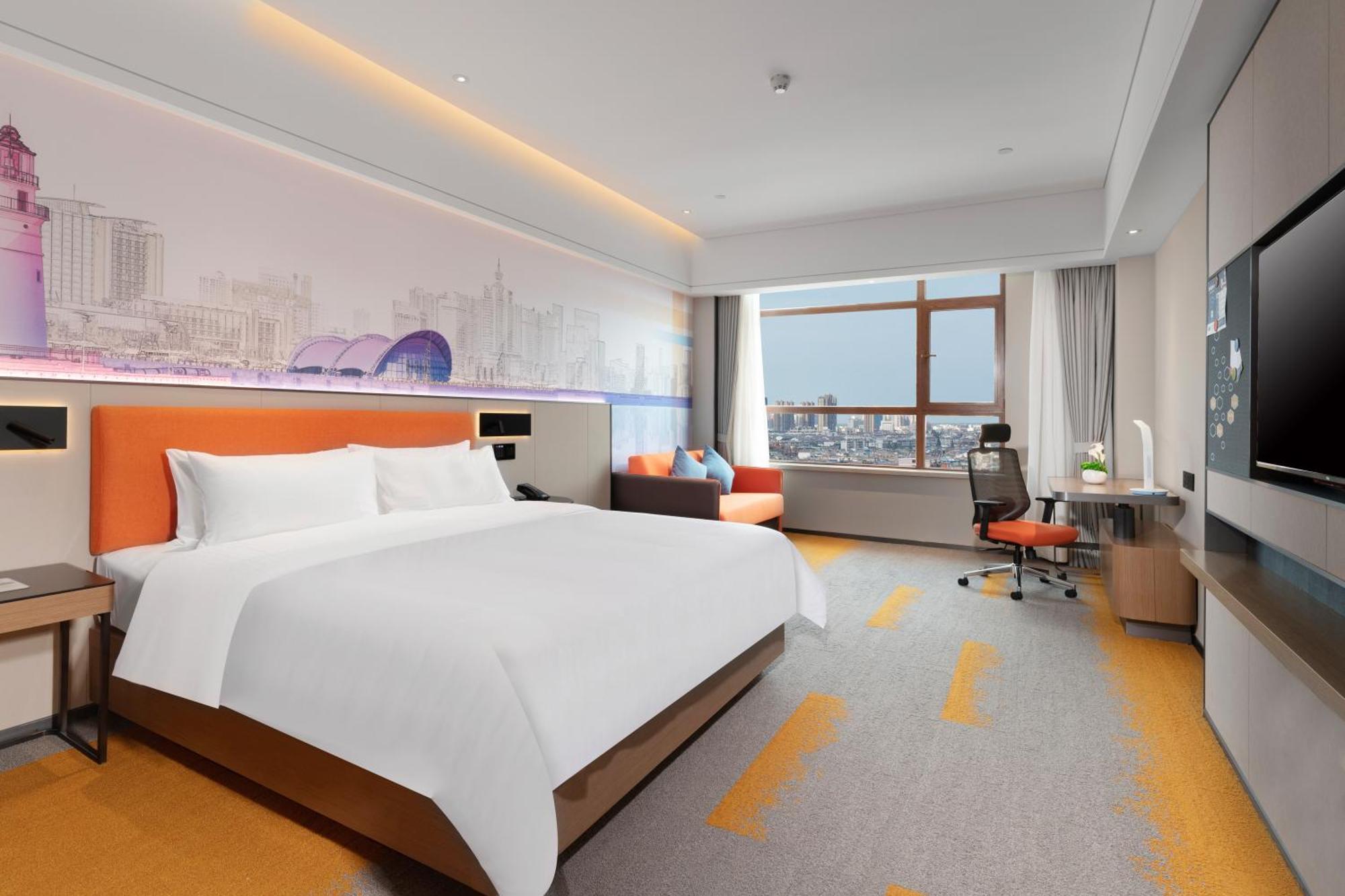 מלון Jiaozhou Hampton By Hilton Qingdao Jiaodong International Airport South מראה חיצוני תמונה